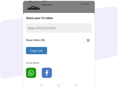Save, Download & Share Video Resumet