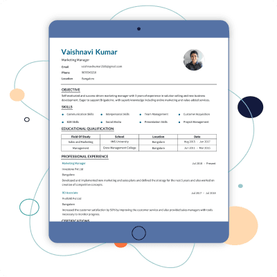 simple-cv-format-template